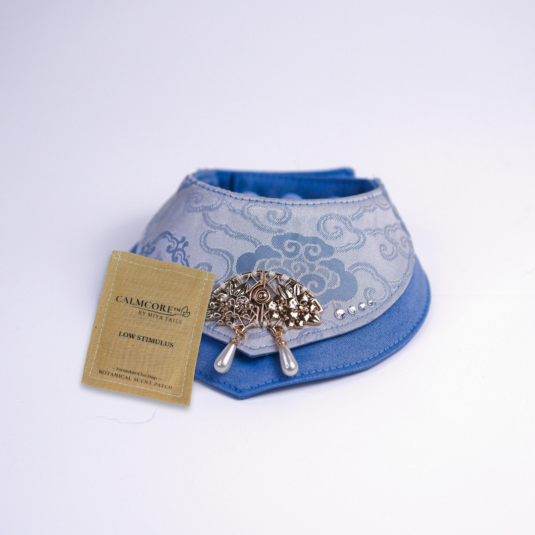 Signature Bib No.02 – Mist Blue Cloud