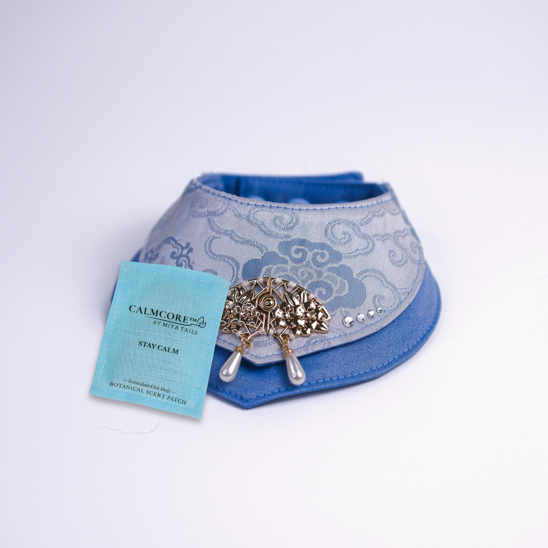 Signature Bib No.02 – Mist Blue Cloud